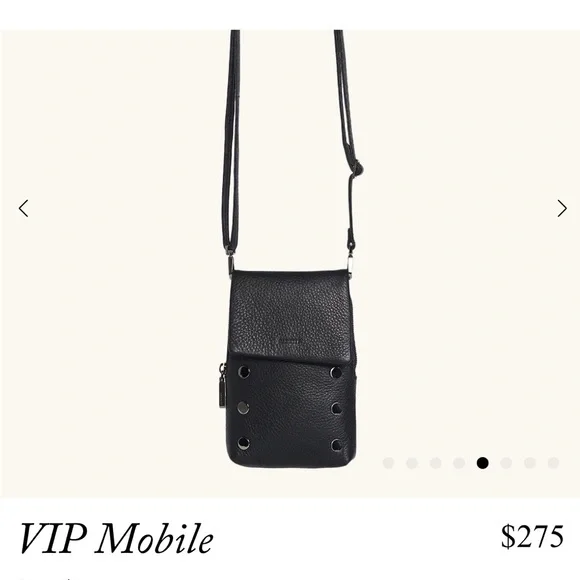 Hammitt VIP Mobile Black Leather Crossbody Bag - Picture 12 of 15